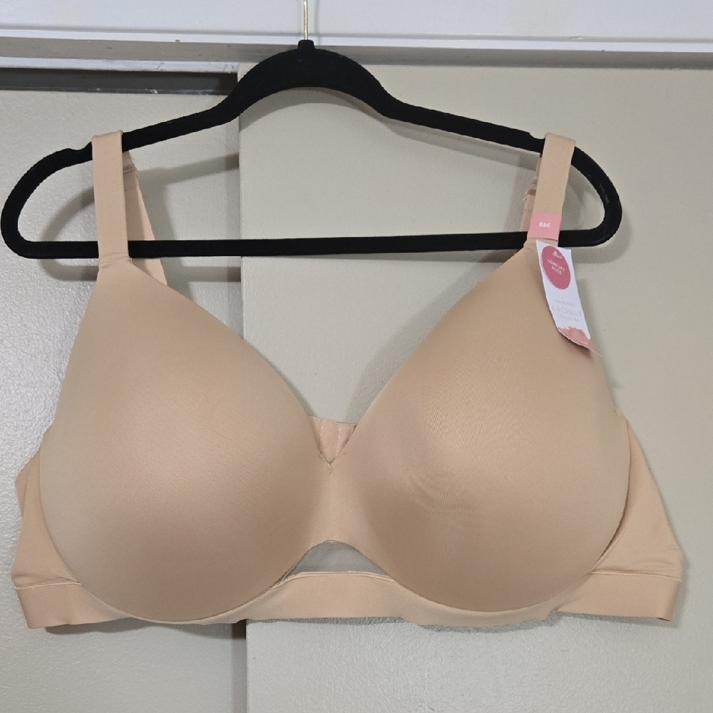Cacique Nude Smooth Lightly Lined Full Coverage Underwire Bra Size 52C NWT